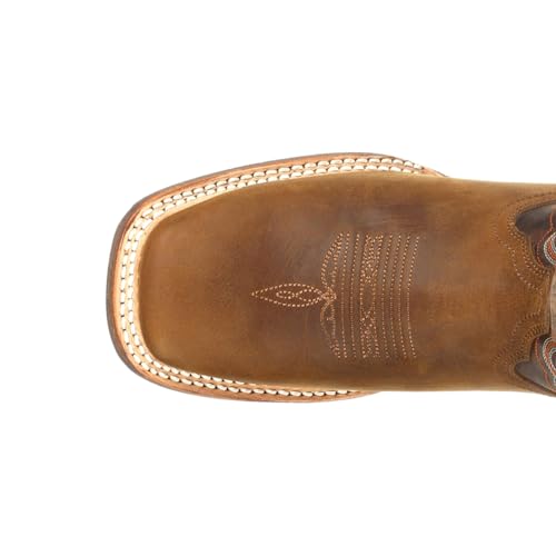 Durango Women's Lady Rebel PRO Western Boot, Dusty Brown and Olive Green, 8.5