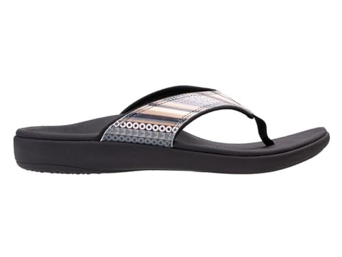 REVITALIGN Women's Yumi Beachside Flip-Flop, Marine Navy, 10 Wide