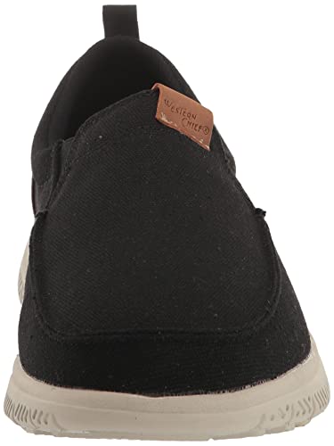 Western Chief Men's Lightweight EVA Boardwalk Casual Shoe Sneaker, Black, 8