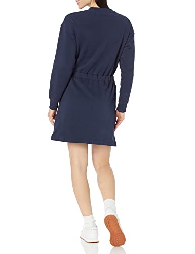 Amazon Essentials Women's Waisted Sweatshirt Dress (Available in Plus Size), Light Brown, X-Small