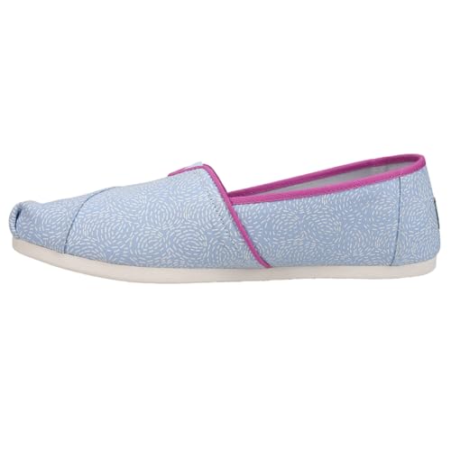 TOMS Womens Alpargata Classic Slip On Flats Casual - Blue - Size 12 B