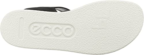 ECCO Women's Flowt Strap Sandal, Black/Black, 4-4.5