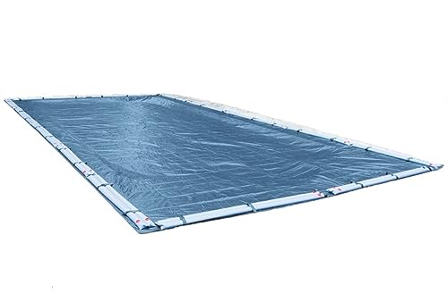 Robelle 372545R Winter Pool Cover with Tubes, Supreme, 25 x 45 ft Inground Pools