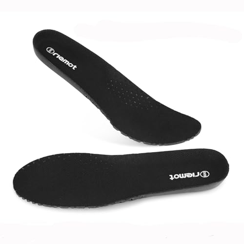 riemot Women's Shoe Insoles Breathable Honeycomb Sport Shoe Insoles Cushioning Shoe Inserts Replacement Innersoles for Water Shoes Sneakers Work Shoes Grey US10/ EU41
