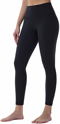 Sunzel Workout Leggings for Women Squat Proof High Waisted Yoga Pants 4 Way Stretch, Buttery Soft Sunzfly 28" Charcoal Gray Large