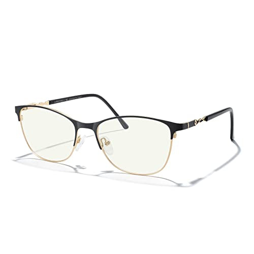 MERRY'S Cat Eye Reading Glasses for women Metal Frame Women's Blue Light Blocking Glasses