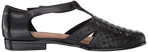 Trotters Women's Leatha Open Weave Sandal, Navy, 11.0 N US