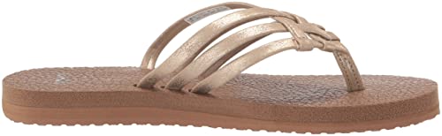 Sanuk Yoga Sandy Metallic Champagne 5 B (M)