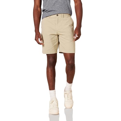 Amazon Essentials Men's Slim-Fit 9" Short, Khaki Brown, 38