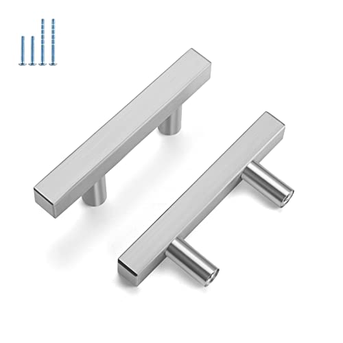 homdiy Brushed Nickel Kitchen Cabinet Hardware - 1 Pack Stainless Steel Dresser Drawer Pulls 8-4/5 inch Cupboard Door Pull for Bathroom, Bedroom
