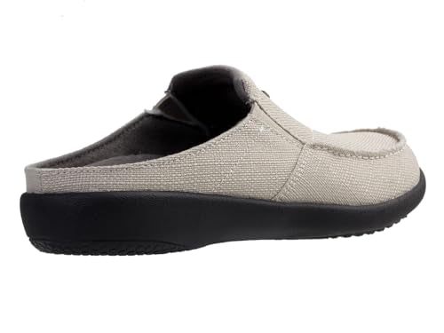 Spenco Women's Siesta Prana Mule, Warm Grey, 8 Wide