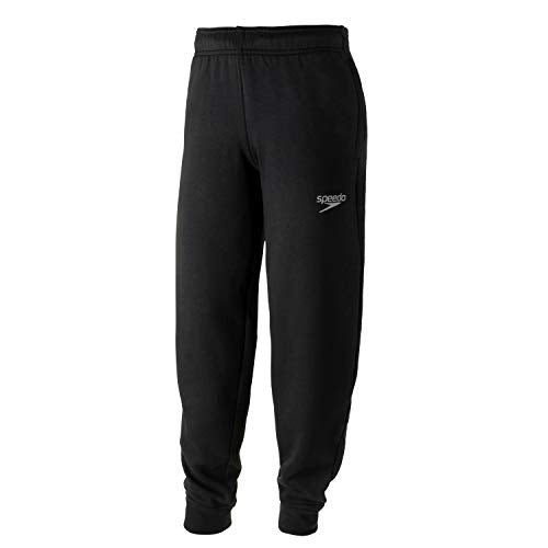 Speedo Unisex-Youth Jogger Pants Relaxed Fit Team Warm Up Speedo Black, Small