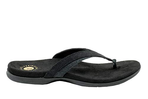 REVITALIGN Women's Flip-Flop, Washed Indigo, 6