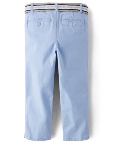 Gymboree,and Toddler Belted Twill Chino Pants,Aqua Sea Kiss,3T