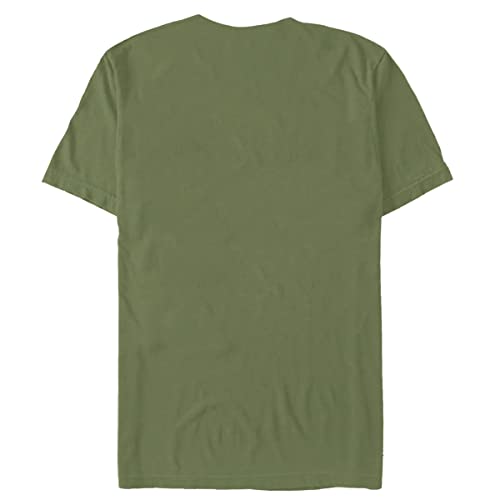 Men's Star Wars Yoda Best Dad Ever T-Shirt - Military Green - Small