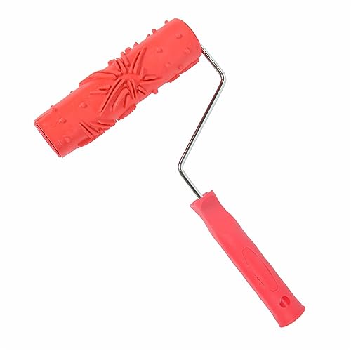 Nichiyo 7'' Texture Roller DIY Decorative Art Pattern Paint Roller Rubber Roller for Walls, Furnitures and Floors Decoration(EG092T)
