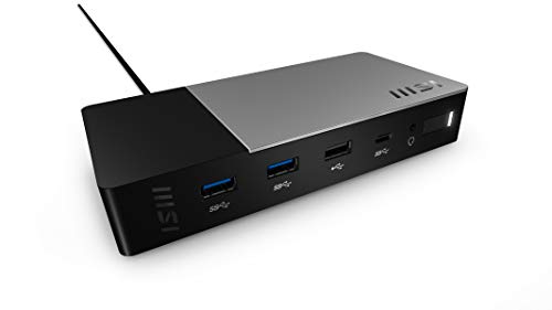 MSI Black USB C Docking Station 2nd gen