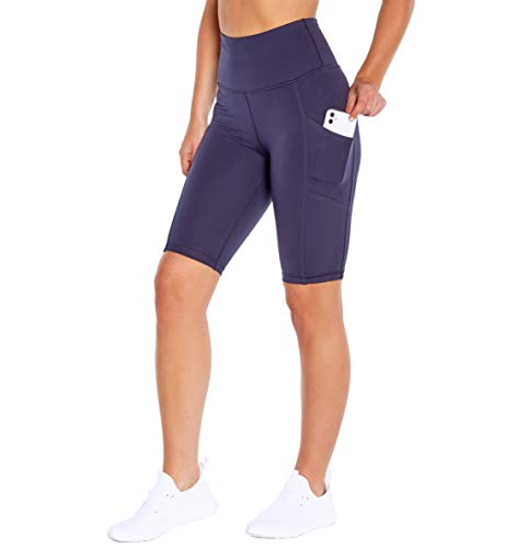 Marika Women's Standard Olivia High Rise Tummy Control Bermuda Short, Midnight Blue, X-Large