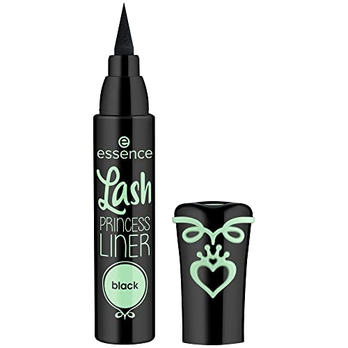essence | Lash Princess Eyeliner Pen | Smudge Proof & Easy to Use | Vegan & Cruelty Free | Free From Parabens-Fragrance & Microplastic Particles (Black)