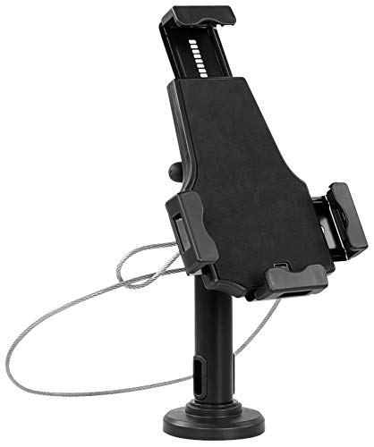 Mount-It! Secure Universal Tablet POS Kiosk with Wall Bracket Add-on | Locking Tablet Stand with Adjustable Clamp for iPad, iPad Air, Samsung Galaxy Tab, Surface Go & 7.9"- 10.9" Tablets - MI-3784