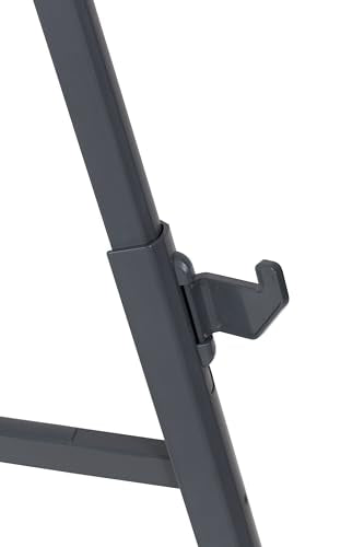 MasterVision Quantum Heavy Duty Display Easel, 35.62" to 61.22" High, Plastic, Black