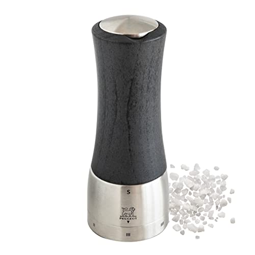 Peugeot - Madras u'Select Manual Salt Mill - Adjustable Grinder - Stainless Steel & Beechwood, Graphite