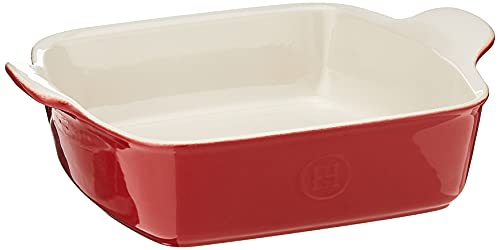 Emile Henry 13" x 9" Large Rectangular Baker - Modern Classics Collection | Rouge & Modern Classics Small Rectangular Baker 11x10, 11 x 8, Rouge Red