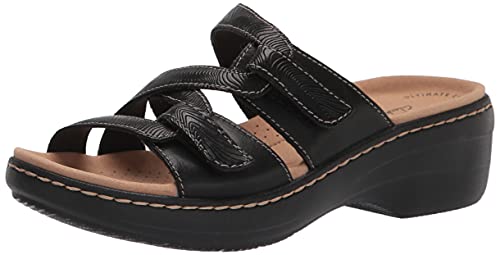 Clarks Women's Merliah Karli Sandal, Black, 8