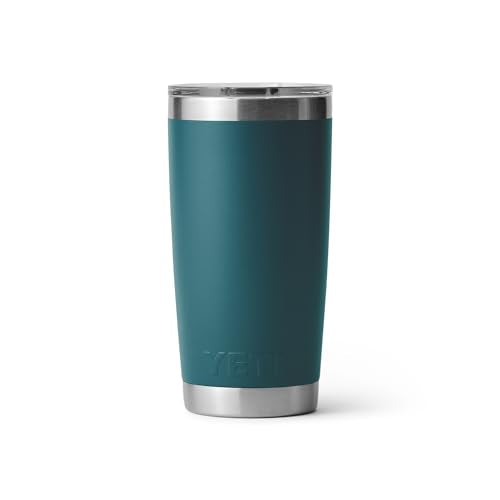 YETI Rambler 20 oz Tumbler, Stainless Steel, Vacuum Insulated with MagSlider Lid, Folds of Honor - Navy