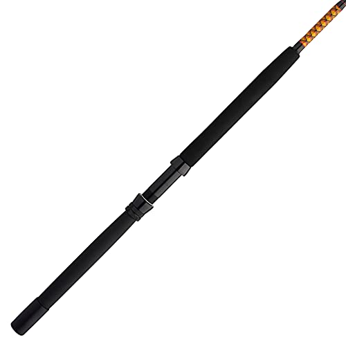 Ugly Stik Bigwater Stand Up Conventional Fishing Rod, Black/Red/Yellow, 5'6" - Extra Heavy - 1pc