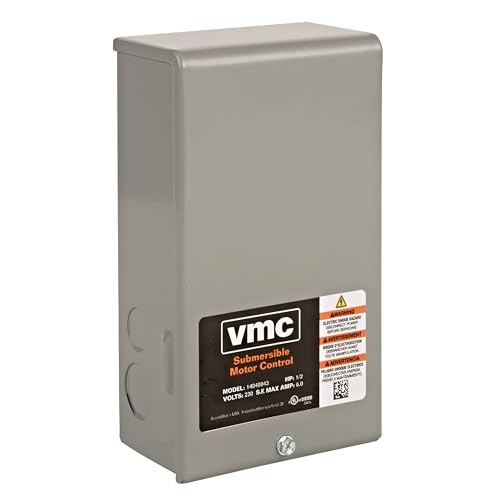 Red Lion RLCB05-115 1/2-HP 115-Volt VMC Control Box for Well Pump, Grey, 640188