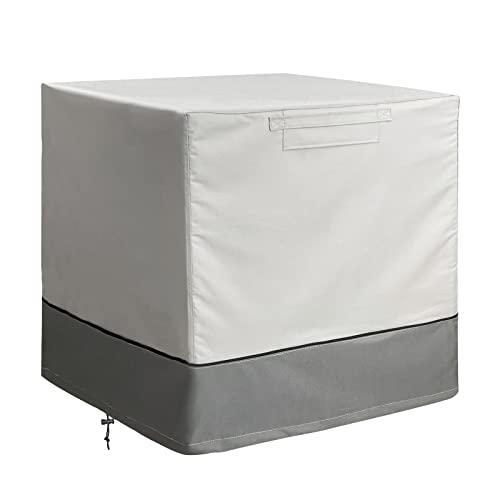 Liamoy Air Conditioner Cover for Outside Units - AC Cover Waterproof and Durable, Square Fits 24 x 24 x 30 Inches