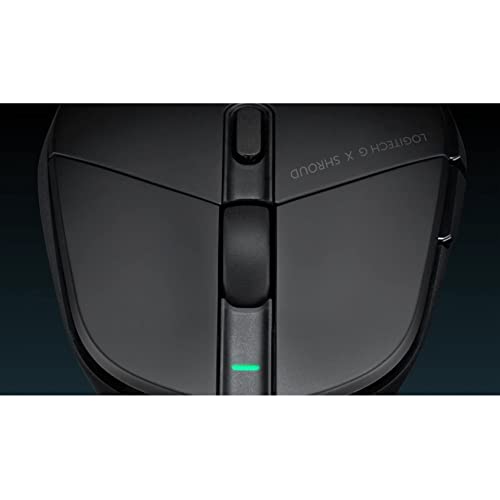 Logitech G303 Shroud Edition Wireless Gaming Mouse - LIGHTSPEED- HERO 25K - 25,600 DPI - 75 grams - 5-buttons – PC - Black