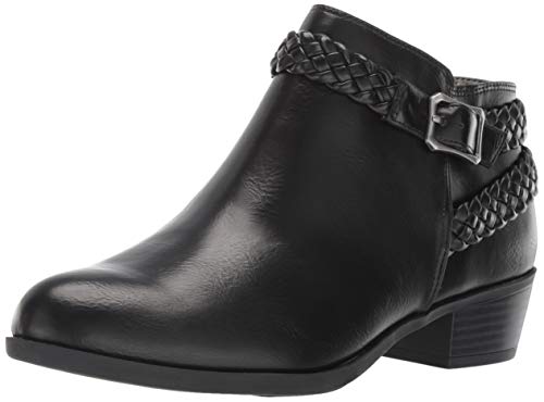 LifeStride Women's Adriana Ankle Bootie Boot, black, 7.5 M US