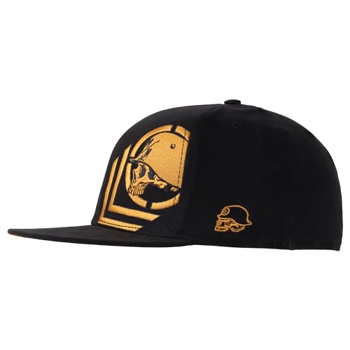 Metal Mulisha Men's Sketched Flex HAT, Black, Small-Medium