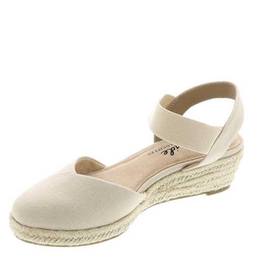 LifeStride Womens Kimmie Wedge Espadrilles French Pink 9.5 M