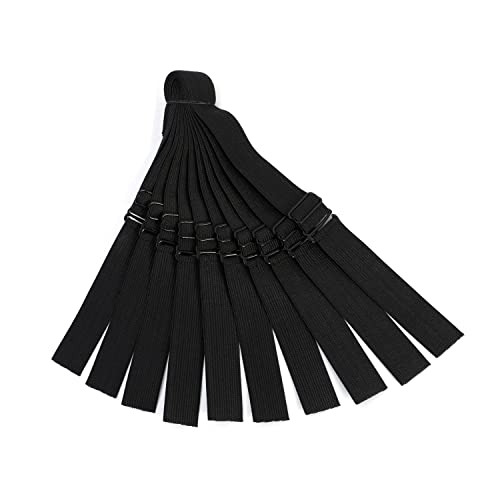 6PCS Elastic Bands For Wig Adjustable Elastic Band For Wigs Adjustable Wig Bands For Making Wigs Adjustable Elastic Wig Straps Wig Band Strap For Wigs Sewing in Wig (1 x 12 Inch)