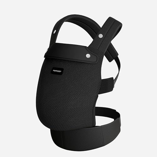 Momcozy Breathable Mesh Baby Carrier, Ergonomic and Lightweight Infant Carrier for 7-44lbs with Enhanced Lumbar Support, All Day Comfort for Hands-Free Parenting, Air Mesh-Black