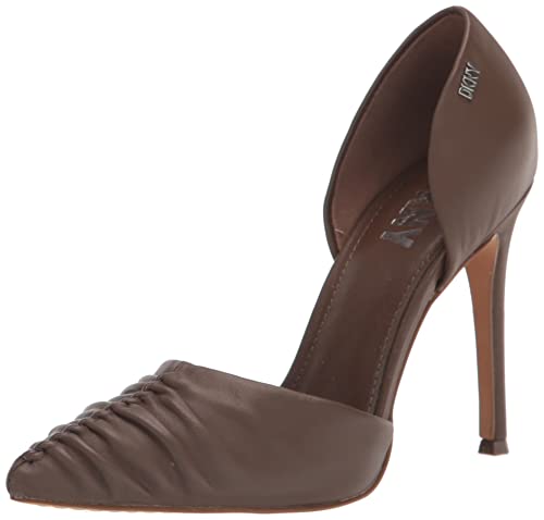 DKNY Women's Comfortable Chic Shoe Maita Pump, Gold Sand, 10