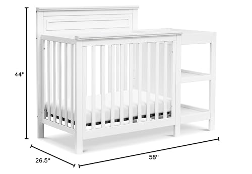 DaVinci Autumn 4-in-1 Convertible Mini Crib & Changer