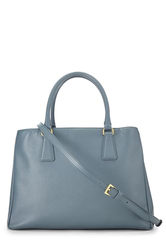 Prada, Pre-Loved Blue Saffiano Executive Tote Medium, Blue