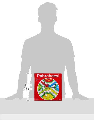 Pressman Toy Pahrcheesi in Box, Red, Pahrchessi