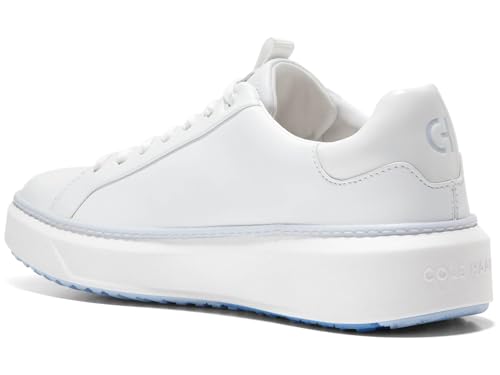 Cole Haan Women's Grandpro Topspin Golf Sneaker, Ivory/Mauve Shadows/Ivory, 9