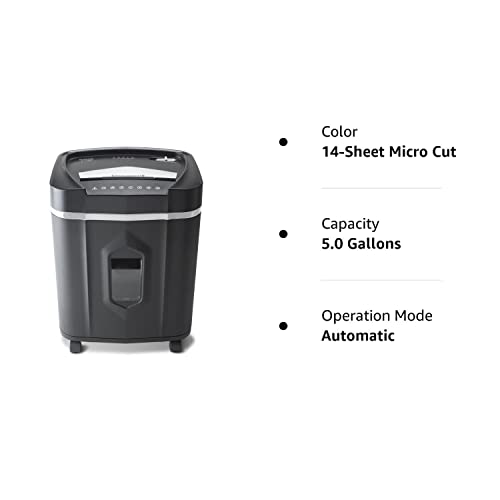 Aurora Professional Grade High Security 14-Sheet Micro-Cut Paper/CD and Credit Card/ 30 Minutes Continuous Run Time Shredder