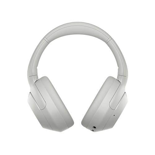 Sony ULT WEAR Over-Ear Headphones, Noise Cancelling Headphones Bluetooth Made with Recycled Plastic Material, Unique Thermo-Foaming Design, Swivel Fold Design, Headphones Noise Cancelling (Off White)