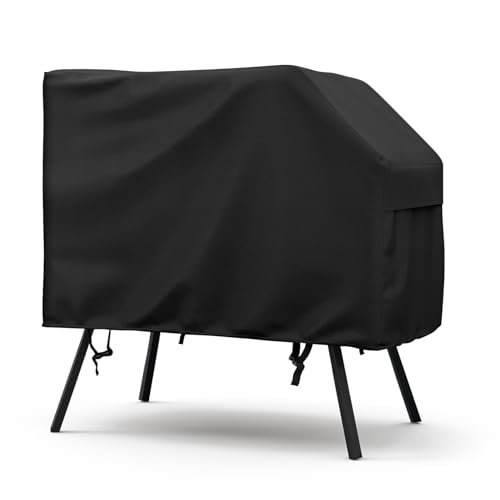 Upgraded Griddle Cover - 22 Inch 17 Inch with Hood and Stand for Blackstone, Waterproof & Heavy Duty with Large Air Vent and Straps