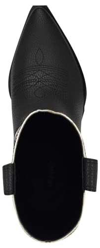 Nine West Women's YODOWN Western Boot, Silver 040, 10