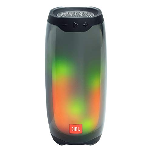 JBL Pulse 4 - Waterproof Portable Bluetooth Speaker with Light Show - Black