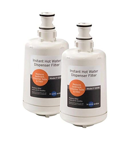 InSinkErator Replacement Water Filter Cartridges, 2-Pack, F-201R