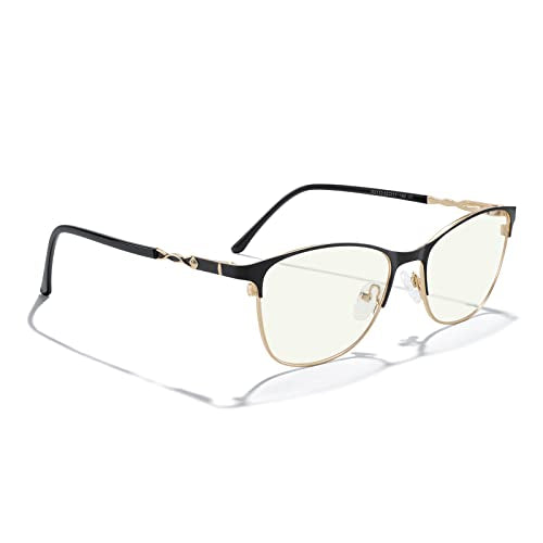 MERRY'S Cat Eye Reading Glasses for women Metal Frame Women's Blue Light Blocking Glasses